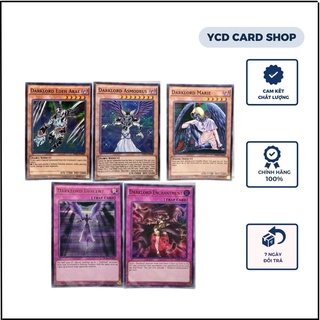 Thẻ bài yugioh chính hãng Set  5 lá Darklord – Super Rare