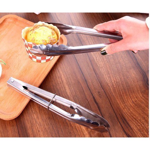 Kẹp inox gắp thức ăn, đồ nóng, đá 88104 SIÊU THỊ GIA ĐÌNH VP88