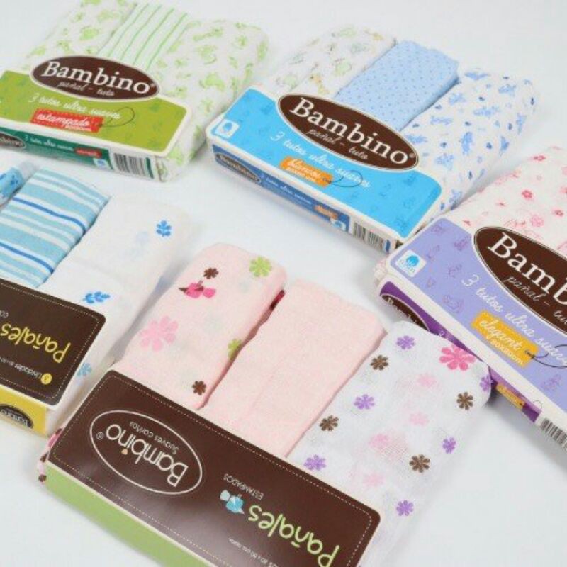 Set 3 khăn xô hoạ tiết sợi tre cho bé