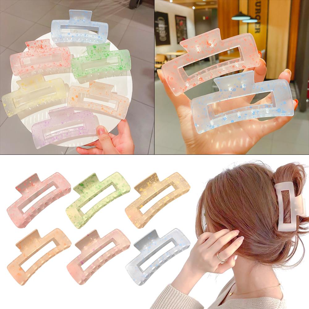 XIANTIN Kẹp Tóc Móng Vuốt Nhiều Màu Thời Trang Hàn Quốc