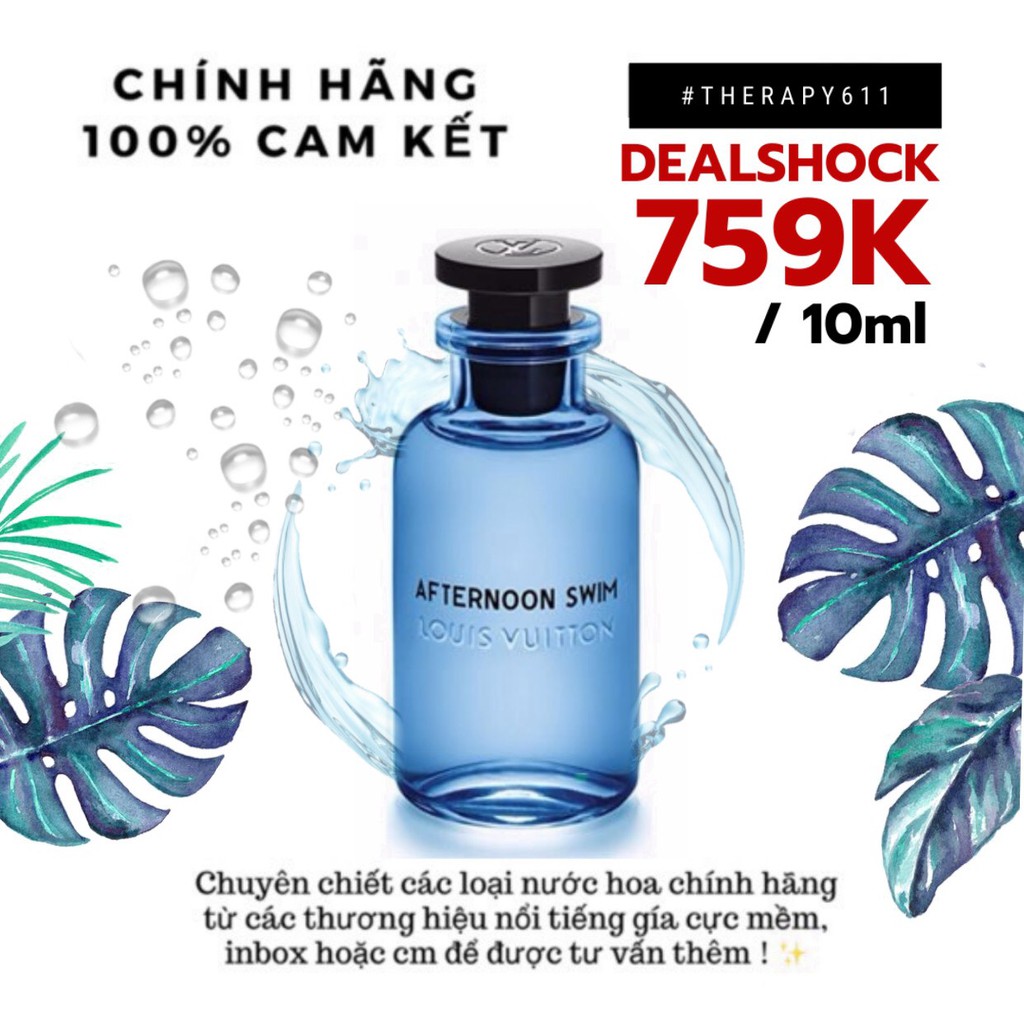 [𝗦𝗔𝗟𝗘]..::✨Mẫu Thử Nước Hoa Lv Afternoon Swim New 2019 / Chuẩn Authentic (5ml/10ml/20ml)✨::..