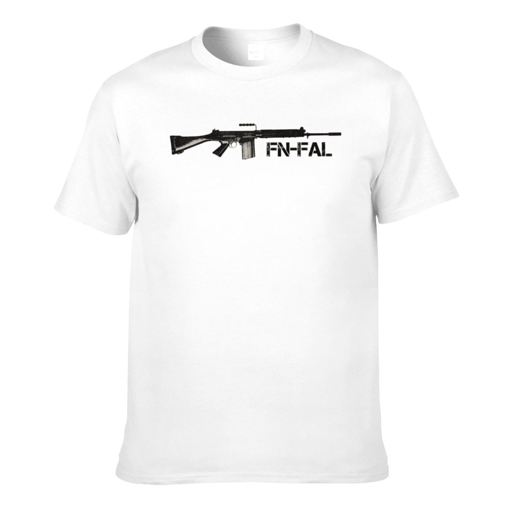 Hàng Mới Về Vintage Fn Fal Trận Súng Trường Nato Ngộ nghĩnh Áo Thun Nam Nhiều Màu Tùy Chọn