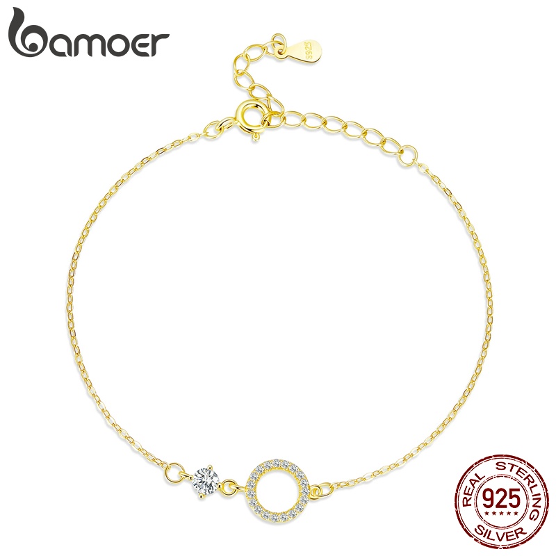 Nhẫn BAMOER bạc 925 kiểu dáng đơn giản