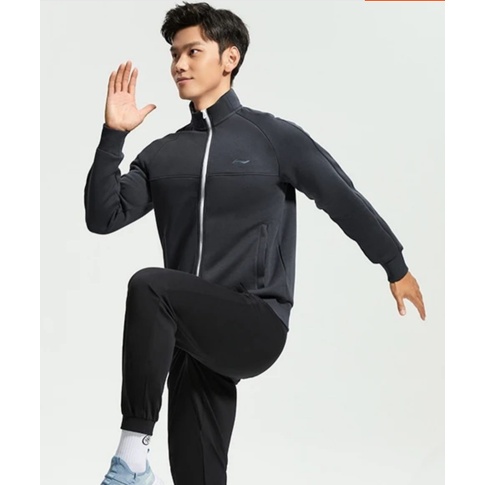 Áo khoác nỉ nam thương hiệu Lining - AWDR465