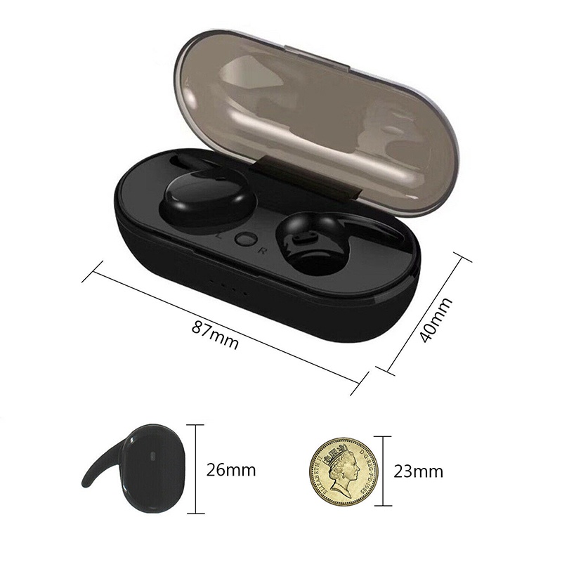 Cặp Tai Nghe Bluetooth 5.0 Mini Y30 TWS Chất Lượng Cao Kèm Phụ Kiện