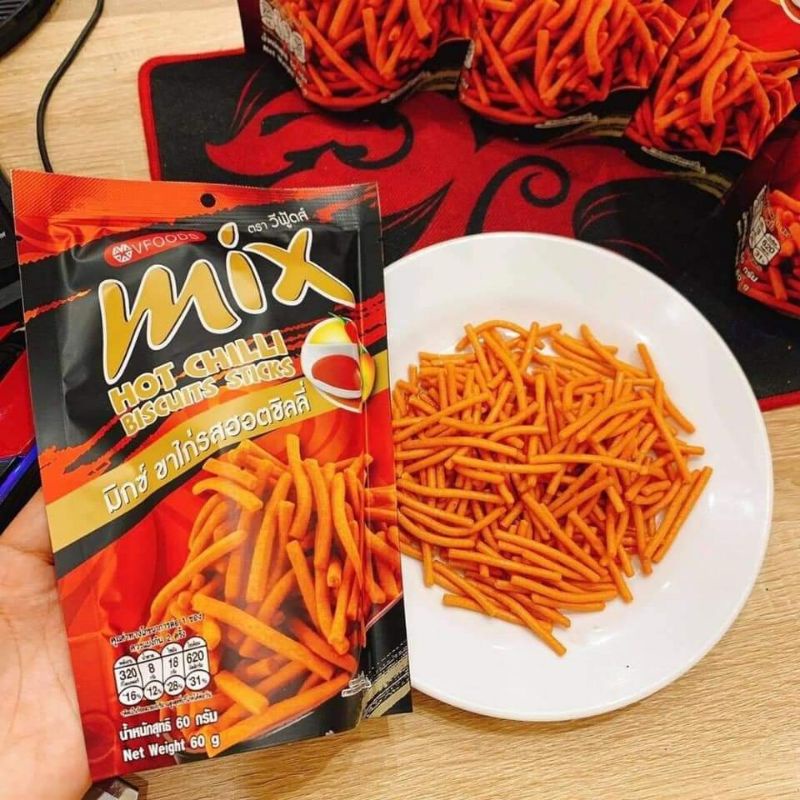 SNACK QUE CỌNG THÁI LAN GÓI 60GR - SNACK BIM BIM QUE MIX  - Lùn Con Food