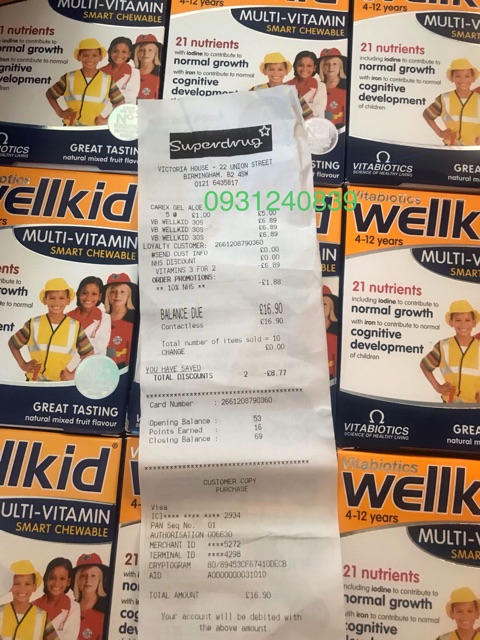 Vitamin tổng hợp Cho trẻ Wellkid multi Vitamin | Thế Giới Skin Care