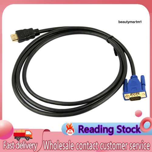 Cáp Chuyển Đổi Hdmi Sang Vga Hd-15 1080p Hdmi-Compatible-Vga M / M6Ft 1.8m