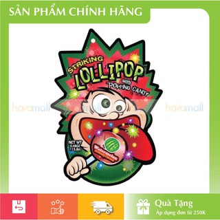 [ HÀNG CÔNG TY ] Kẹo Mút Nổ Lollipop Vị Dưa Hấu 15g