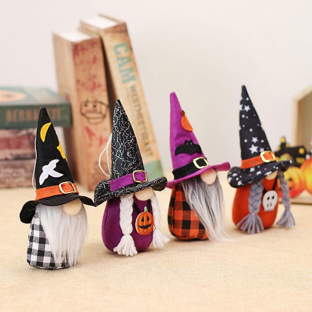 Mmluck Mô Hình Búp Bê Người Bí Ngô Rừng Cây Sáng Tạo Trang Trí Cửa Sổ Lễ Hội Halloween
