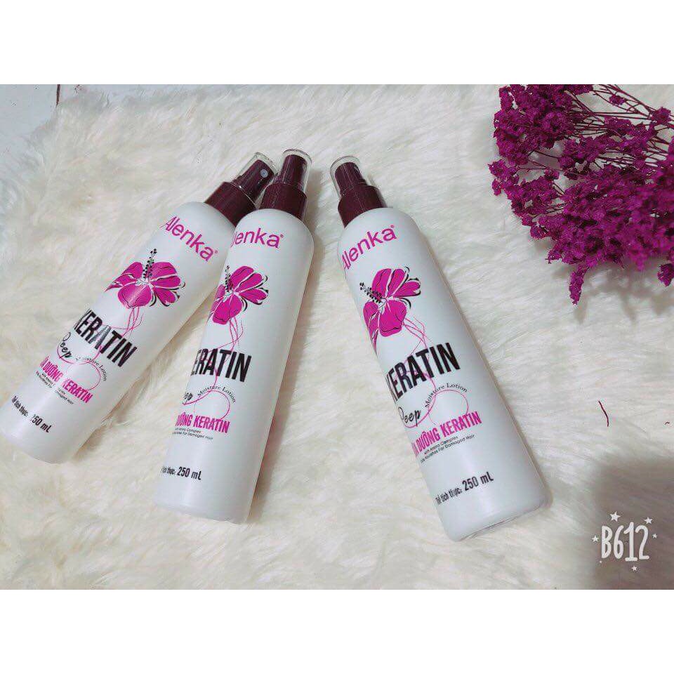 Xịt dưỡng tóc Keratin  Alenka 250ml