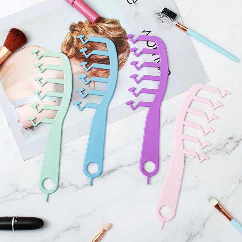 [Hàng mới về] Lược chải tóc tạo kiểu hình chữ Z dành cho nữ tiện dụng