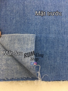 Vải Denim Mỏng cho Búp bê, Doll, Obitsu