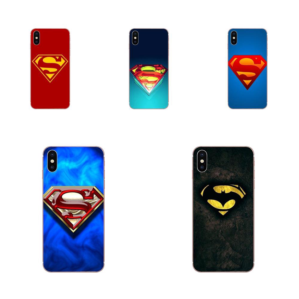 Ốp Lưng Trong Suốt In Logo Superman / Superman Cho Samsung Galaxy A10 A20 A20e A3 A40 A5 A50 A7 J3 J5 J6 J7 2016 2017 2018