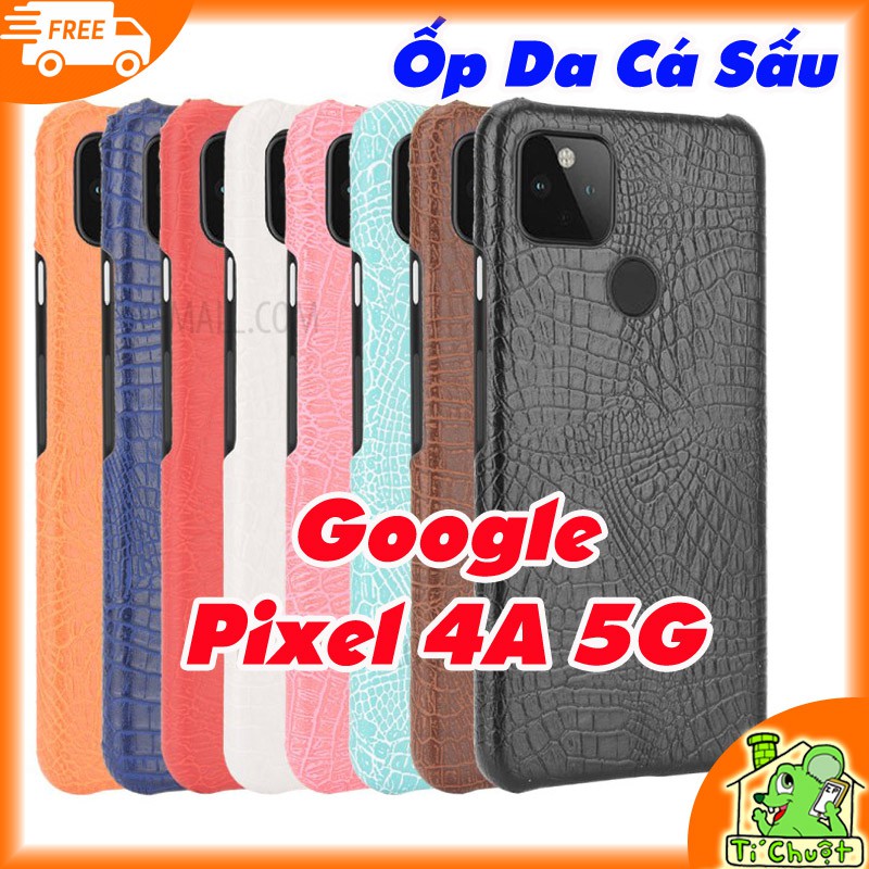 [Ảnh Thật] Ốp Lưng Google Pixel 4A 5G Vân Da Cá Sấu