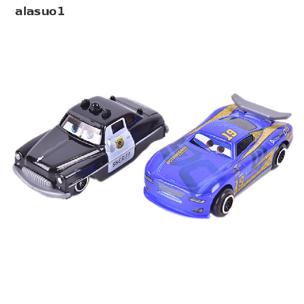 [alasuo1] Bộ 7 Mô Hình Xe Tải Tia Chớp McQueen Jackson Storm Mack Uncle Bằng Kim Loại