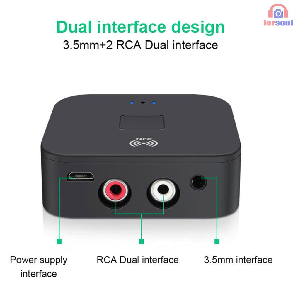 Thiết Bị Nhận Tín Hiệu Âm Thanh Wb11 Bluetooth 5.0 Apt-X Nfc Cvc6.0 Kèm Micro Aux Chuyên Dụng | BigBuy360 - bigbuy360.vn