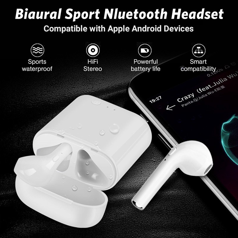 Tai Nghe Bluetooth Không Dây Mini I7S Tws Cho Điện Thoại