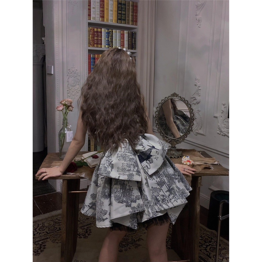 Phong Cách mới!Đầm Ngắn Hai Dây Dáng Chữ a Ôm Eo Cao Quyến Rũ Thời Trang Mùa Hè 2022