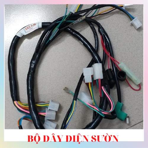 Bộ dây điện sườn xe máy dream wave win cup jupiter sirius bộ dây điện xe máy cao cấp zin