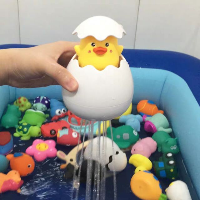  FREESHIP ĐƠN 99K - đồ chơi nhà tắm Trứng ấp thú nở loại đẹp ( giao màu ngẫu nhiên )  Abỏ sỉ