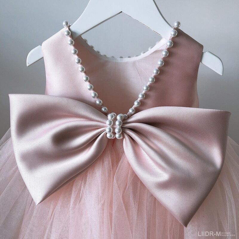[Xuất dư xịn] Váy công chúa hồng nơ to