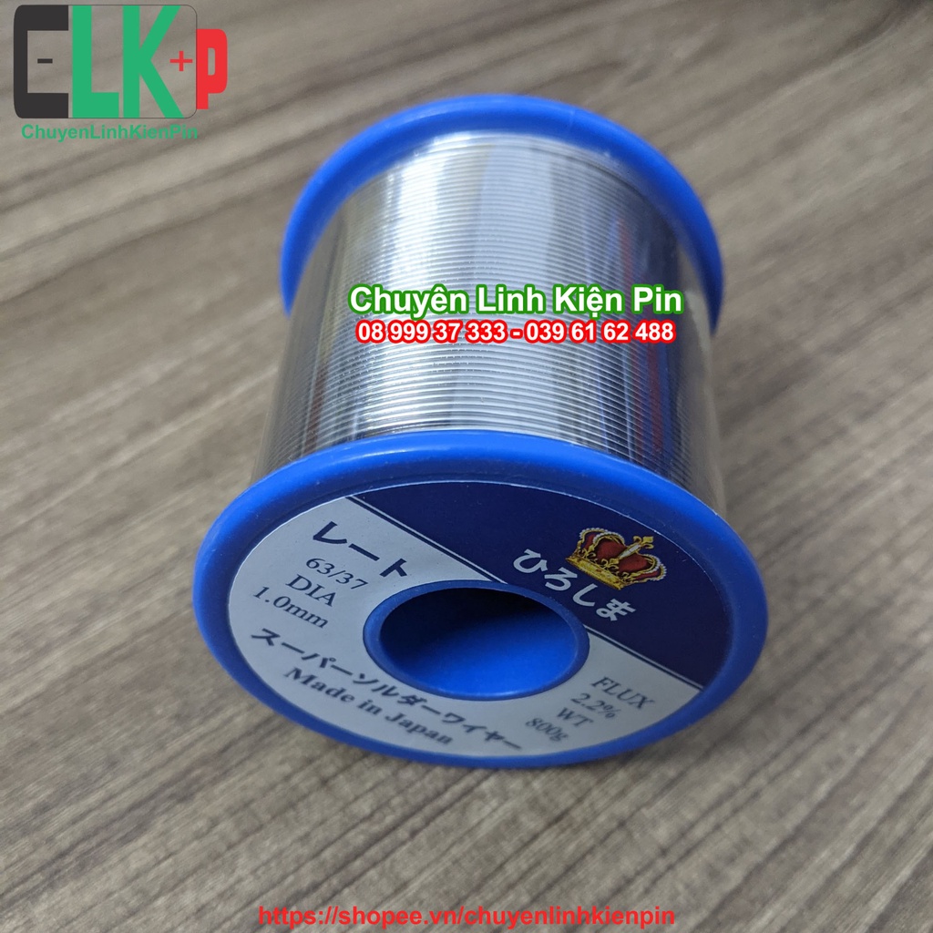Chì hàn Nhật cao cấp cuộn 800gram đường kính 1.0mm ( CLKP _317 )
