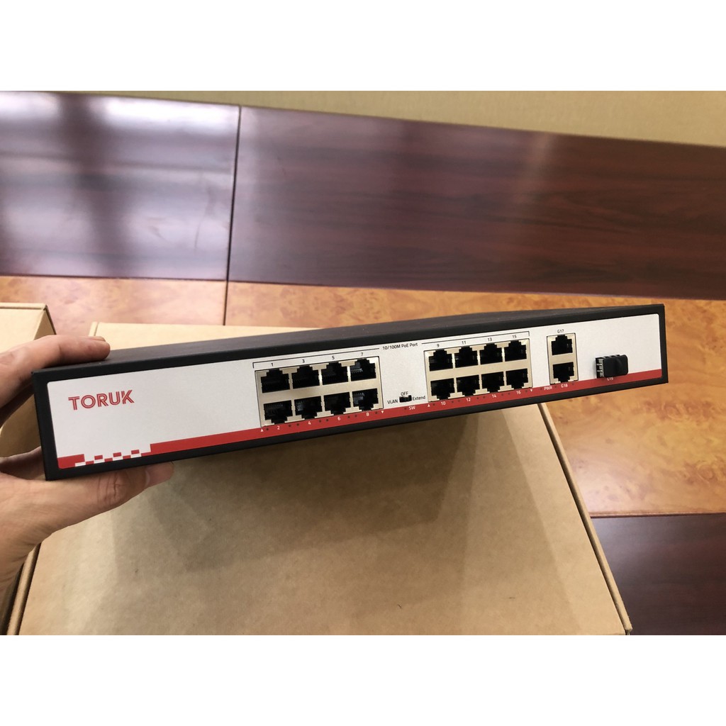 Bộ Chia Mạng Switch PoE TORUK : Switch PoE 4 Port, Switch PoE 8 Port, Switch PoE 16 Port