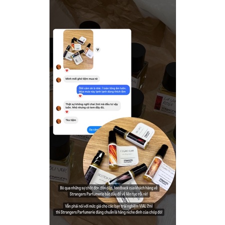 Nước Hoa STRANGERS PARFUMERIE - Made In Thailand - 2ML Dùng Thử