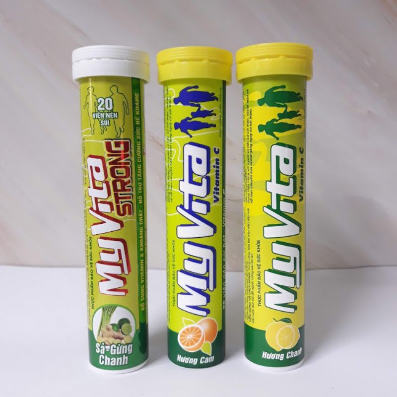 Myvita vitamin C sủi cam  chanh