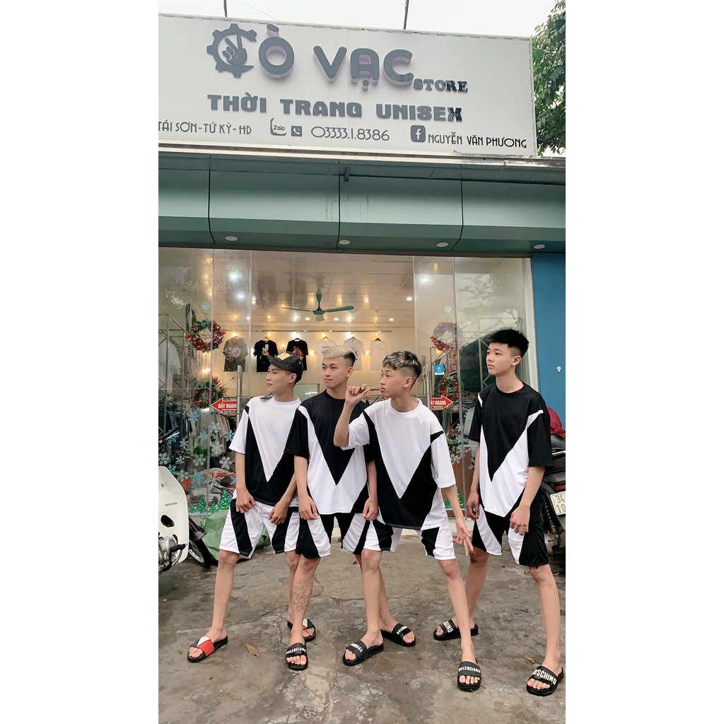 [Mã SKAMA06 giảm 8% tối đa 50K đơn 250K] [Freeship] Set Unisex Black&White mới nhất 2021 | BigBuy360 - bigbuy360.vn