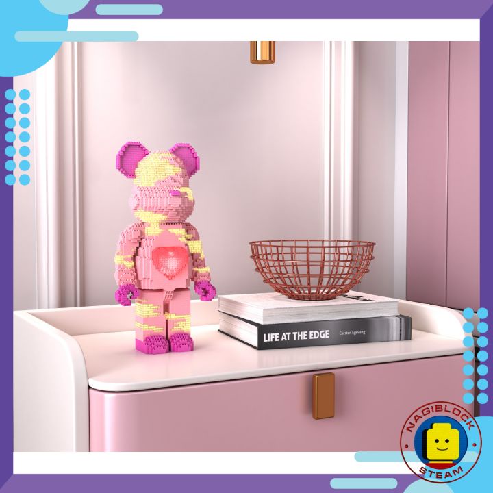 Mô hình lắp ráp Bearbrick nanoblock YKO P2155-P2162