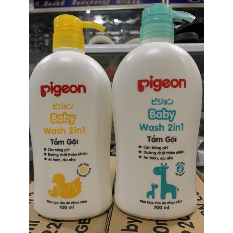 Sữa tắm gội Pigeon 2 in 1 ( 700ml )