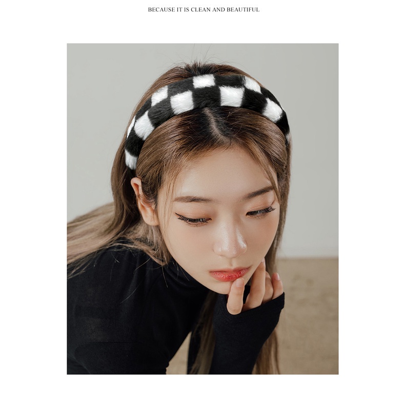 Băng đô họa tiết kẻ sọc thời trang sành điệu cho nữ