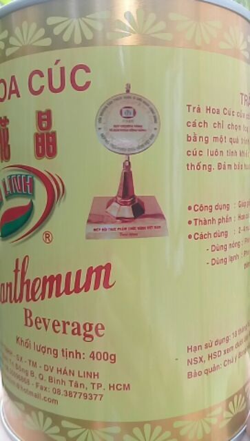 Trà Hoa cúc Hán Linh ( hộp 400gr)