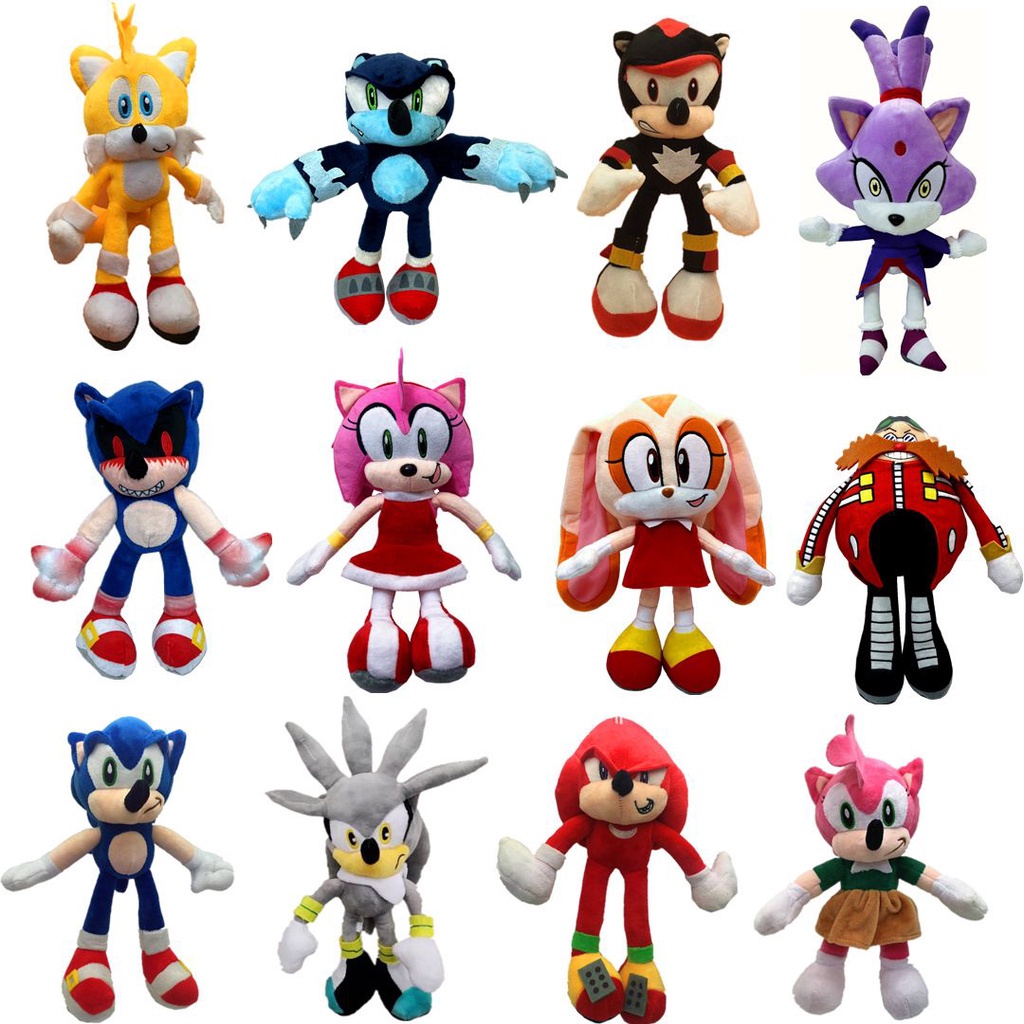 Thú Nhồi Bông Hình Sonic Exe Ghosts of Hell Nhồi Bông Mềm Mại Cho Trẻ Em Chơi Nhà