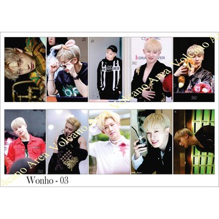 [Monsta X] Set Sticker Wonho - 3 mẫu (có nhiều mẫu hình dán Kpop)