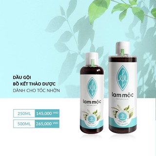 Dầu gội bồ kết Lam Mộc - tóc nhờn