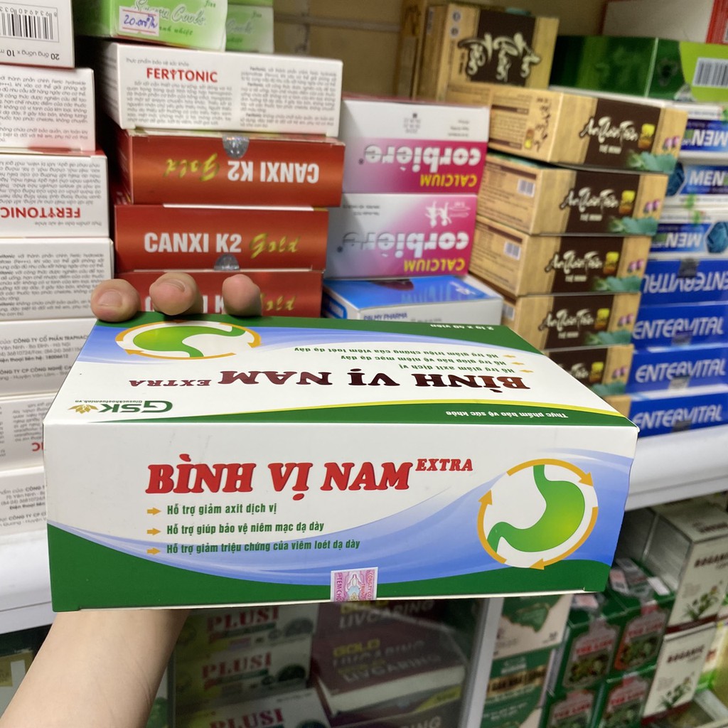 BÌNH VỊ NAM EXTRA hộp 2 lọ x 40 viên