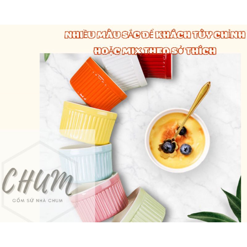 Ramenkin chén caramen khuôn bánh flan rau câu hũ caramen khay nướng bánh - ảnh sản phẩm 2