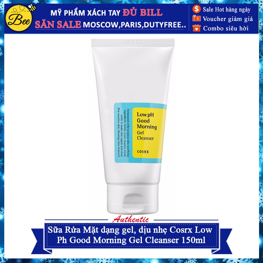 Sữa Rửa Mặt dạng gel, dịu nhẹ Cosrx Low Ph Good Morning Gel Cleanser 150ml | BigBuy360 - bigbuy360.vn