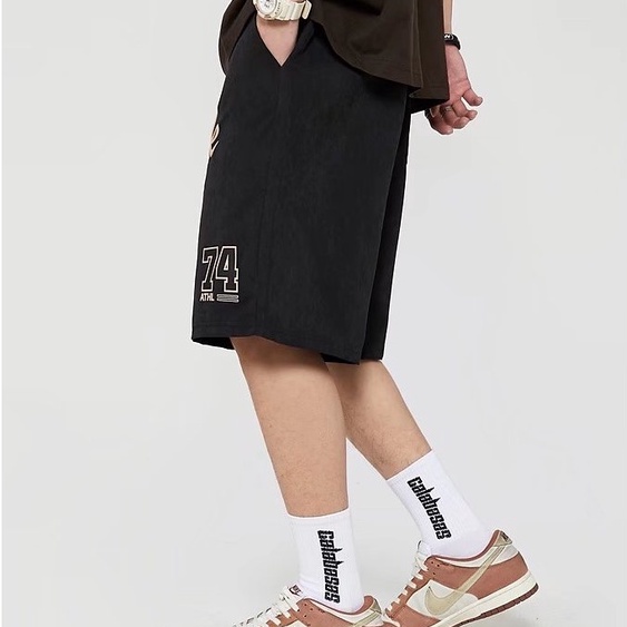 Quần Short Nam In Chữ Thời Trang Hàn Quốc quần dài unisex jogger nam fashion bigsize quần thun ngắn