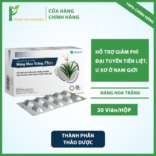 Náng Hoa Trắng Plus hỗ trợ giảm phì đại tuyến tiền liệt, u xơ ở Nam giới - CN79