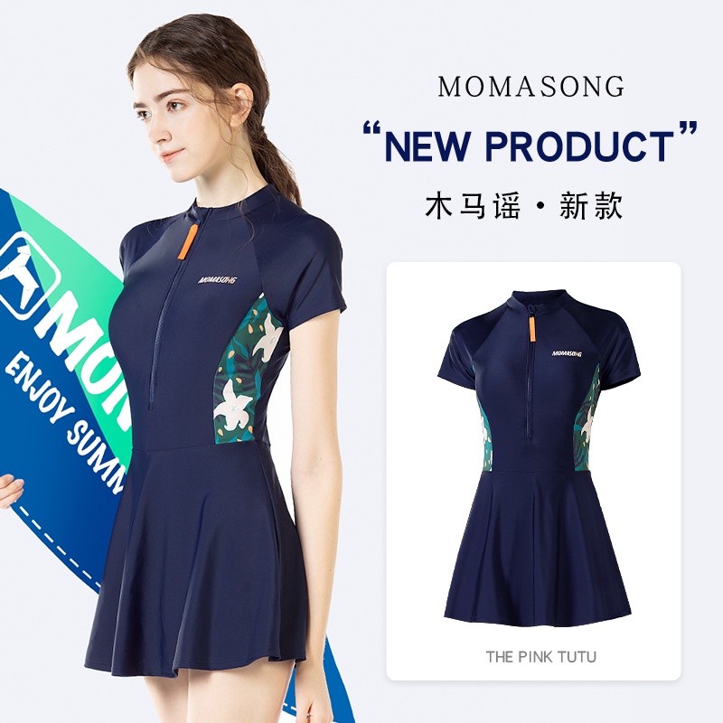 Momasong Bộ Đồ Bơi Một Mảnh Dáng Ôm Thời Trang Quyến Rũ Cho Nữ