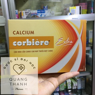 Calcium corbiere extra ống uống bổ sung canxi hộp 30 ống 10ml