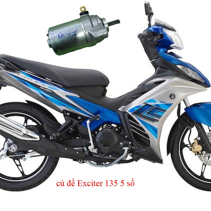 Củ đề xe Exciter 150, Exciter 135 ( 4 số, 5 số) - Mô tơ đề chuyên dụng