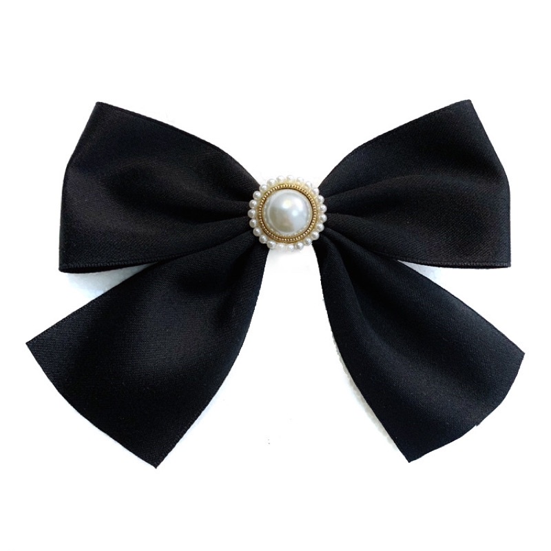 Nơ kẹp tóc hình đính charm dễ thương N45