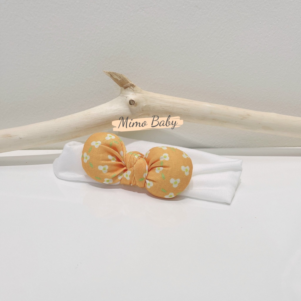 Băng đô vải gắn nơ phồng dễ thương cho bé gái BD54 Mimo Baby