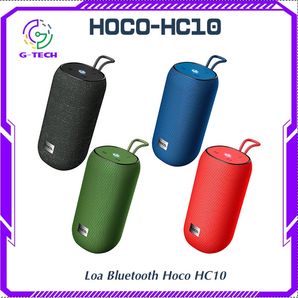 Loa bluetooth HOCO HC10 loa không dây kháng nước âm bass cực mạnh kết nối nhanh V5.0 hỗ trợ thẻ nhớ bảo hành 12 tháng