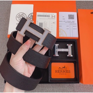 (SIÊU CẤP) Full Hộp Bộ Thắt Lưng Da Nam Cao Cấp 2 Mặt Đính Đá Cực Sang TL217